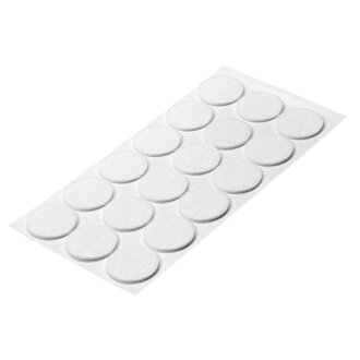 HETTICH Filzgleiter-Set, Ø35mm, weiß, 18 Stück