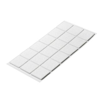 Filzgleiter-Set 35 x 35mm, weiß