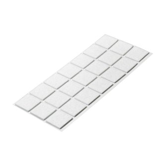 Filzgleiter-Set 30 x 30mm, weiß 18 Stück