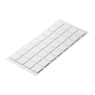 HETTICH Filzgleiter-Set 25 x 25mm, weiß, 32 Stück
