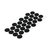EVA Pad-Set D28mm, schwarz