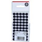 HETTICH EVA Pad-Set, Ø 10 x 2 mm, schwarz, 50 Stück