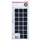 HETTICH Antirutschpads und Schutzpuffer, eckig, 30 x 30 x 2 mm, 15 Stück