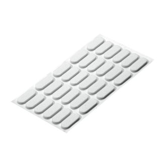 EVA Pad-Set 22 x 8mm oval, weiß