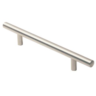 Hettich Möbelgriff inkl. Befestigungschraube, Edelstahl-Optik, BA 320 mm