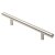 HETTICH Möbelgriff, BA320 mm, Edelstahl-Optik, 10x320x35 mm