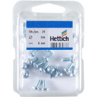 HETTICH Befestigungsschraube für SlideOn, M4 x 8 mm, 20 Stück