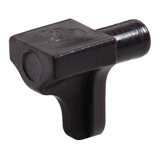 Hettich Bodenträger mit Zapfen, 5 mm, Kunststoff, braun, 20 Stück