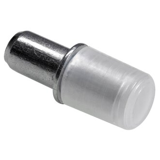 Hettich Glasbodenträger mit Stahlstift, Stahl/Kunststoff, 20 Stück