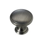 Knopf Zinkdruckguss schwarz vernickelt D32