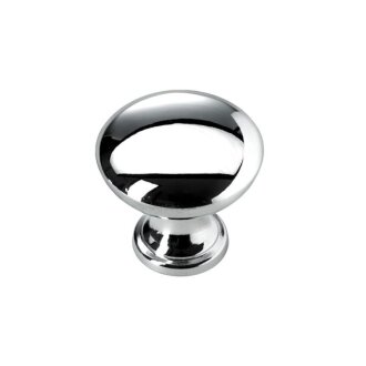 Hettich Möbelknopf, Ø 30mm, Aluminium verchromt