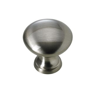Hettich Möbelknopf, Ø 30mm, Aluminium, Edelstahl-Optik