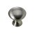 Knopf Aluminium Edelstahl-Optik D30mm