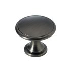 Knopf Zinkdruckguss schwarz vernickelt D45