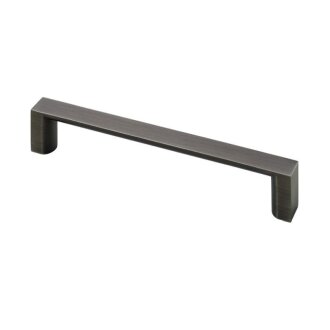 HETTICH Möbelgriff, BA128 mm, Zinkdruckguss, verchromt, schwarz,137,5x12x26,5 mm