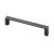 HETTICH Möbelgriff, BA128 mm, Zinkdruckguss, verchromt, schwarz,137,5x12x26,5 mm