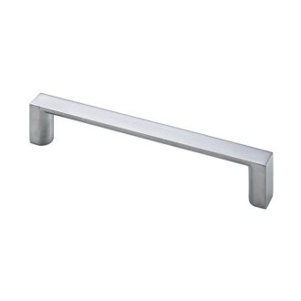 HETTICH Griff Zinkdruckguss Aluminium-Optik BA128mm