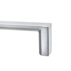 HETTICH Möbelgriff, BA128 mm, Zinkdruckguss,Aluminium-Optik,137,5 x 12 x 26,5 mm