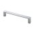 HETTICH Griff Zinkdruckguss Aluminium-Optik BA128mm