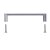 HETTICH Möbelgriff, BA128 mm, Zinkdruckguss,Aluminium-Optik,137,5 x 12 x 26,5 mm