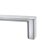 HETTICH Möbelgriff, BA128 mm, Zinkdruckguss,Aluminium-Optik,137,5 x 12 x 26,5 mm