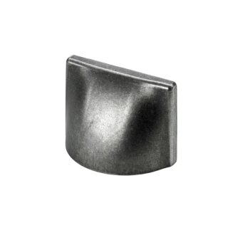 Griff Aluminium silberfarben brüniert BA 32mm