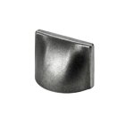 Griff Aluminium silberfarben brüniert BA 32mm