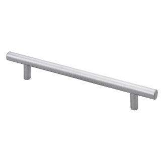 HETTICH Möbelgriff, BA160 mm, Stahl, Aluminium-Optik, 12x220x32 mm