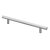 HETTICH Möbelgriff, BA160 mm, Stahl, Aluminium-Optik, 12x220x32 mm