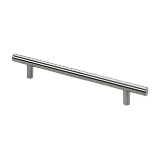HETTICH Möbelgriff, BA160 mm, Stahl, Edelstahl-Optik, 12x220x32 mm