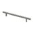 HETTICH Möbelgriff, BA160 mm, Stahl, Edelstahl-Optik, 12x220x32 mm