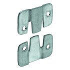 Hettich Universalverbinder, 28 x 45 mm, verzinkt, 4...