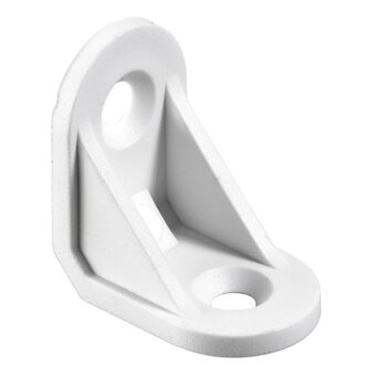 HETTICH Kunststoffwinkel, 24 x 24 x 15mm, weiß, 12 Stück