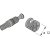 HETTICH Verbindungsbeschlag Rastex 12, 12/20mm, 10 Stück