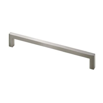 HETTICH Möbelgriff, BA160 mm, Zinkdruckguss, Edelstahl-Optik, 168 x 8 x 28 mm