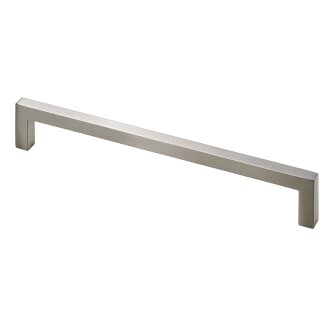 HETTICH Möbelgriff, BA160mm, Zinkdruckguss, Edelstahl-Optik, 168 x 8 x 28mm