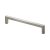 Hettich Griff Zinkdruckguss Edelstahl-Optik BA128