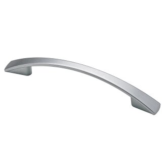 HETTICH Möbelgriff, BA96 mm, Zinkdruckguss, Aluminium-Optik, 135 x12 x 25 mm