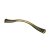 HETTICH Möbelgriff, Zinkdruckguss vermessingt brüniert, BA 128mm