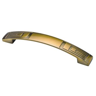 HETTICH Möbelgriff, 22 x 160 x 21 mm, Zinkdruckguss vermessingt brüniert, BA 128mm