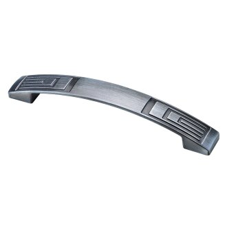 HETTICH Möbelgriff, 22 x 160 x 21 mm, Zinkdruckguss brüniert, silberfarben, BA 128mm