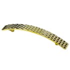 HETTICH Möbelgriff, Zinkdruckguss vermessingt, BA 128mm