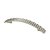 HETTICH Möbelgriff, BA128 mm, Zinkdruckguss, Edelstahl-Optik, 187 x 22 x 31 mm