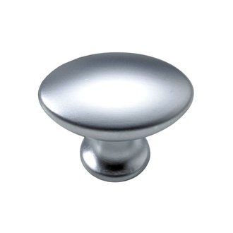 Knopf Zinkdruckguss Aluminium-Optik