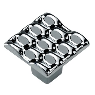Hettich Möbelknopf, 25 x 25 x 20 mm, Zindruckguss verchromt
