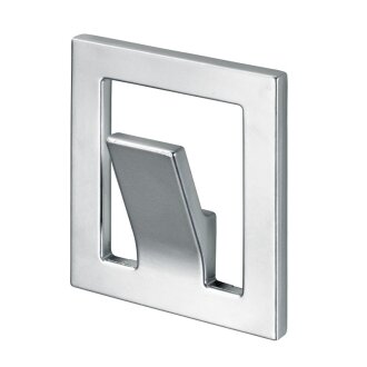 HETTICH Haken/Mantelhaken, Zinkdruckguss, Alu-Optik, 60 x 70 x 20mm