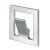 HETTICH Haken/Mantelhaken, Zinkdruckguss, Alu-Optik, 60 x 70 x 20mm