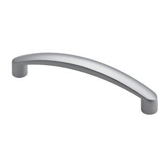 HETTICH Möbelgriff, BA96 mm Zinkdruckguss, Aluminium-Optik, 106,5 x 11 x 23,5 mm