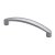HETTICH Möbelgriff, BA96 mm Zinkdruckguss, Aluminium-Optik, 106,5 x 11 x 23,5 mm