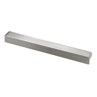 HETTICH Möbelgriff, 144 x 13 x 15mm, BA 128mm, Aluminium, Edelstahl-Optik
